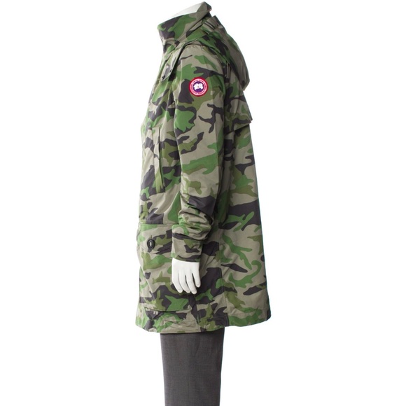 NWT CANADA GOOSE CAMOUFLAGE CAVALRY WATER REPELLENT JACKET MEN'S MEDIUM - Picture 4 of 15